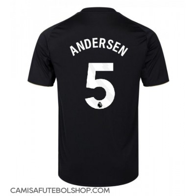Camisa de time de futebol Fulham Joachim Andersen #5 Replicas 3º Equipamento 2025-26 Manga Curta Camisa de time de futebol Fulham Joachim Andersen #5 Replicas 3º Equipamento 2025-26 Manga Curta